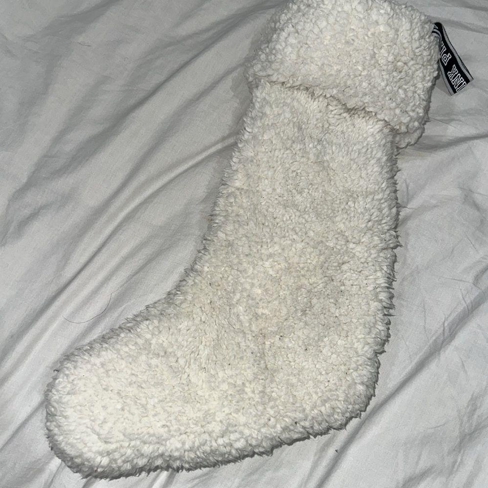Pink Christmas Stocking View 4